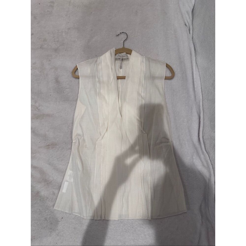 BCBG MAXAZRIA SIZE S womens white top / blouse